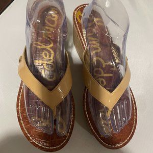 Sam Edelman Platform Wedge Thong Sandals - Romy Size 10M